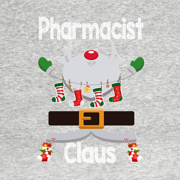 Pharmacist Claus Santa Christmas Costume Pajama by johnbbmerch